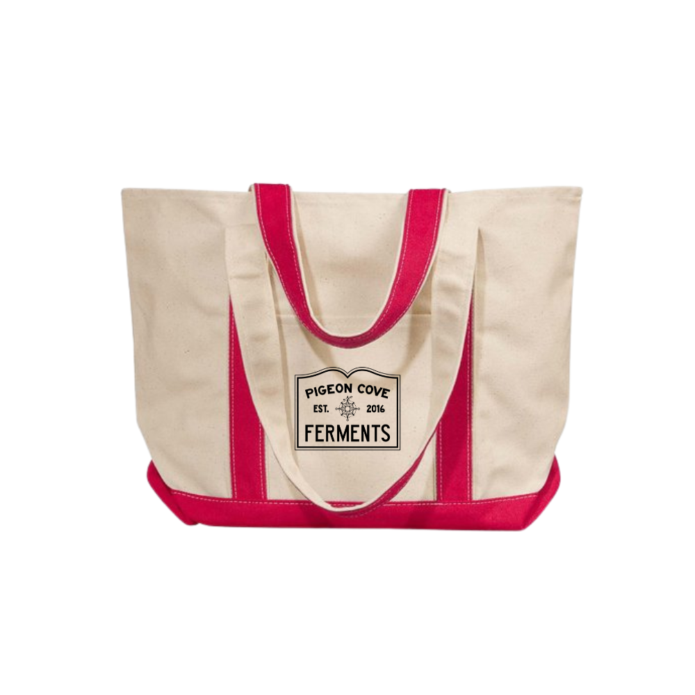 Large Cotton Canvas Resort Tote