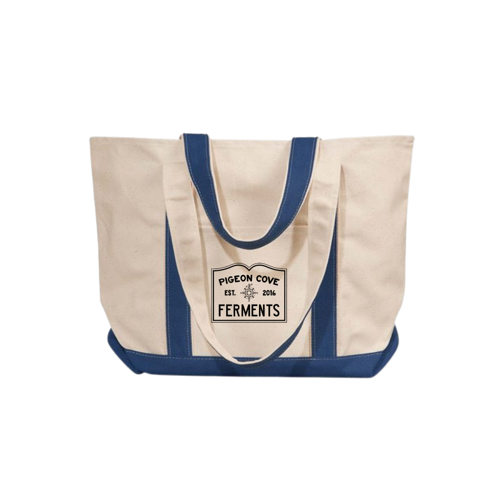 Large Cotton Canvas Resort Tote
