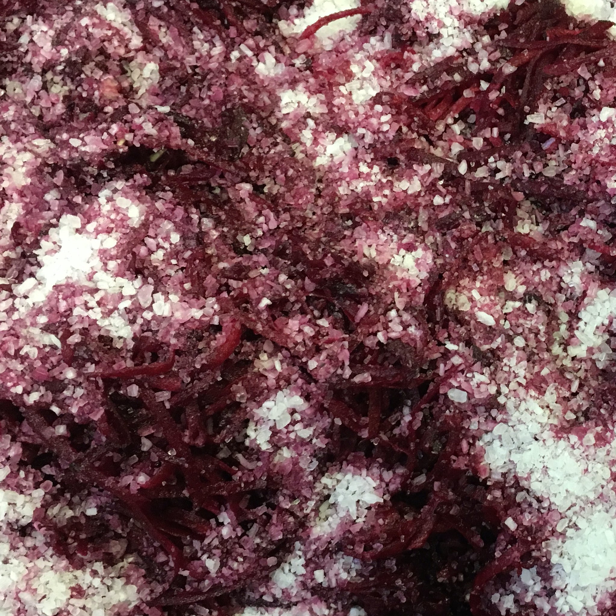 Ginger Beet Sauerkraut Ingredients