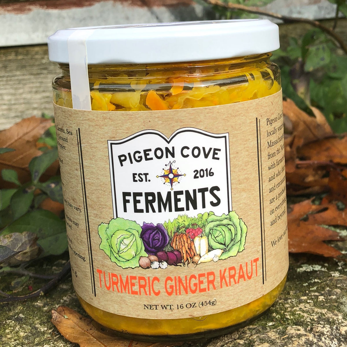Turmeric Ginger Kraut Online Pigeon Cove Ferments